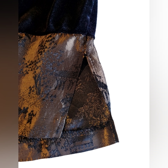 Piccalino Woman Faux Velvet And Faux Silk Jacket - Picture 1 of 4